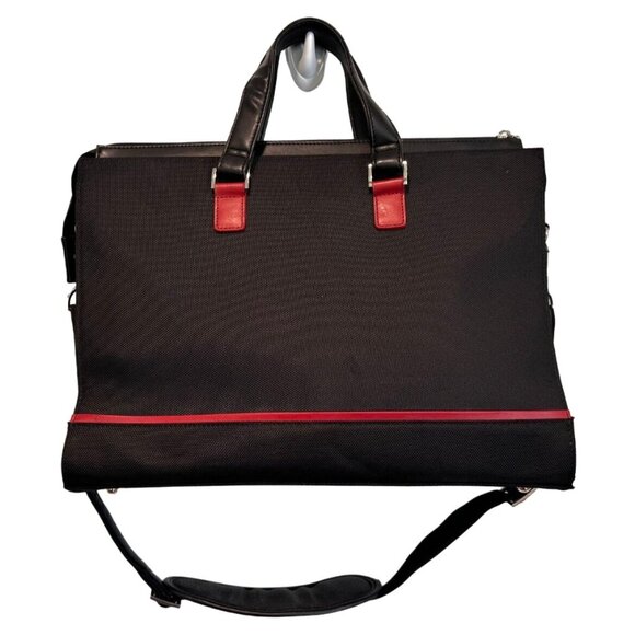 Foray Canvas Messenger Shoulder Business Briefcase Internal Pockets 15.5x12x4 - Picture 2 of 5